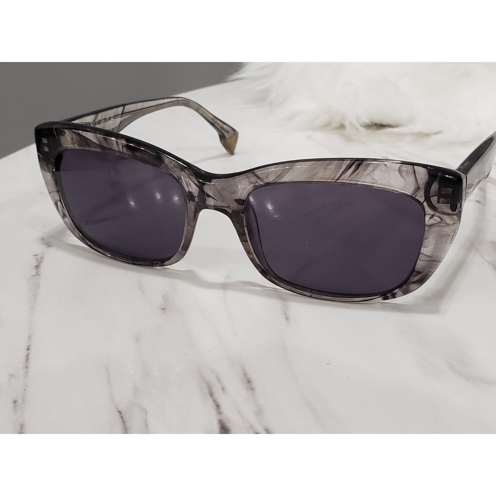 NEW STATE Optical Co WOMENS Armitage Sunwear Sunglasses HEATHER GRAY OVAL 151-19